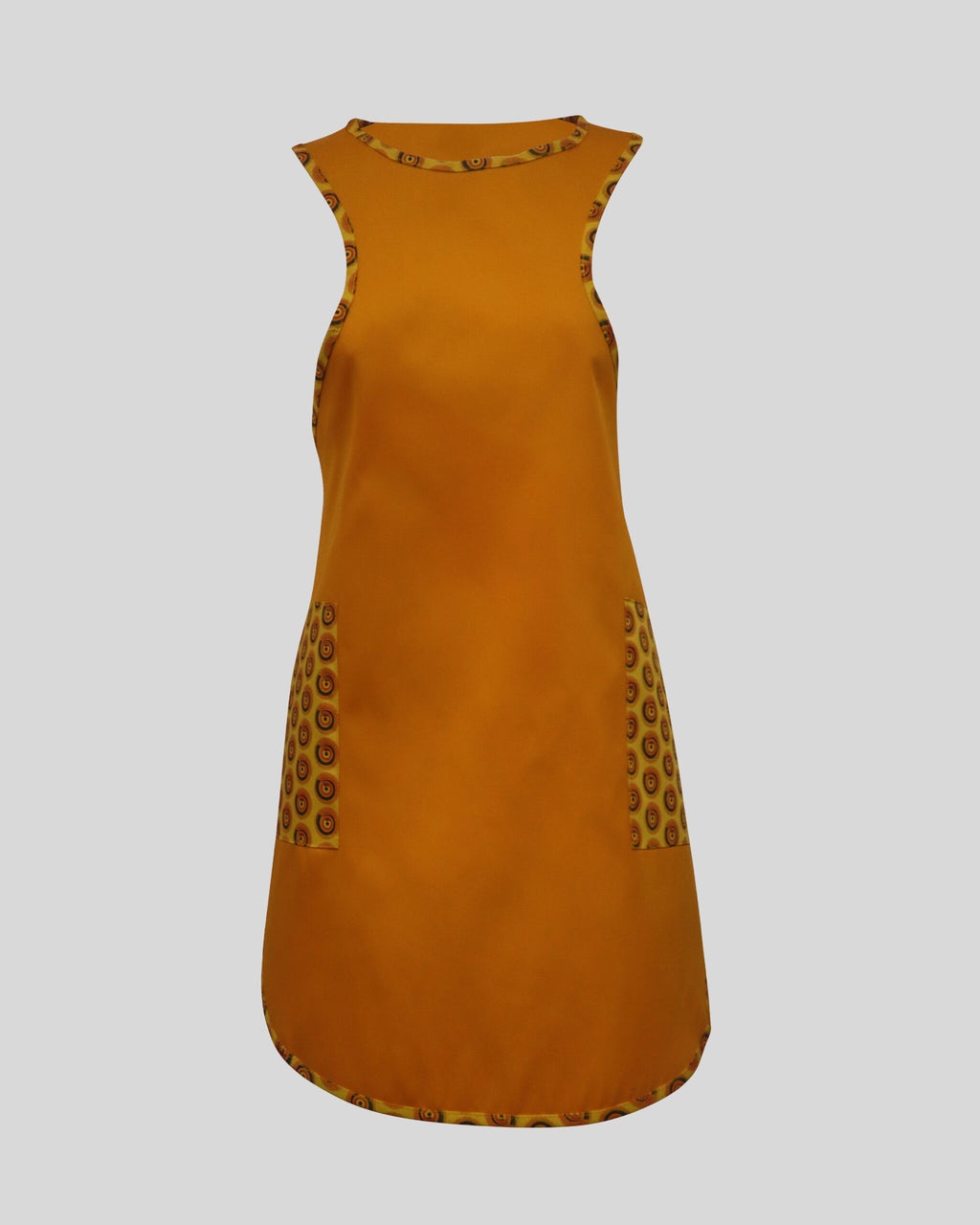 A007 - Mumzie dress with headwrap set