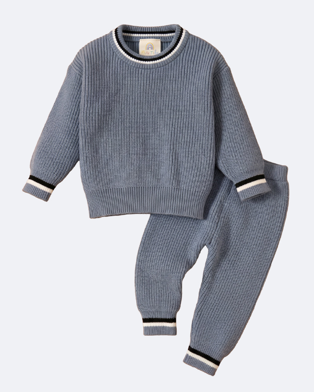 Baby boys knit two-piece set
