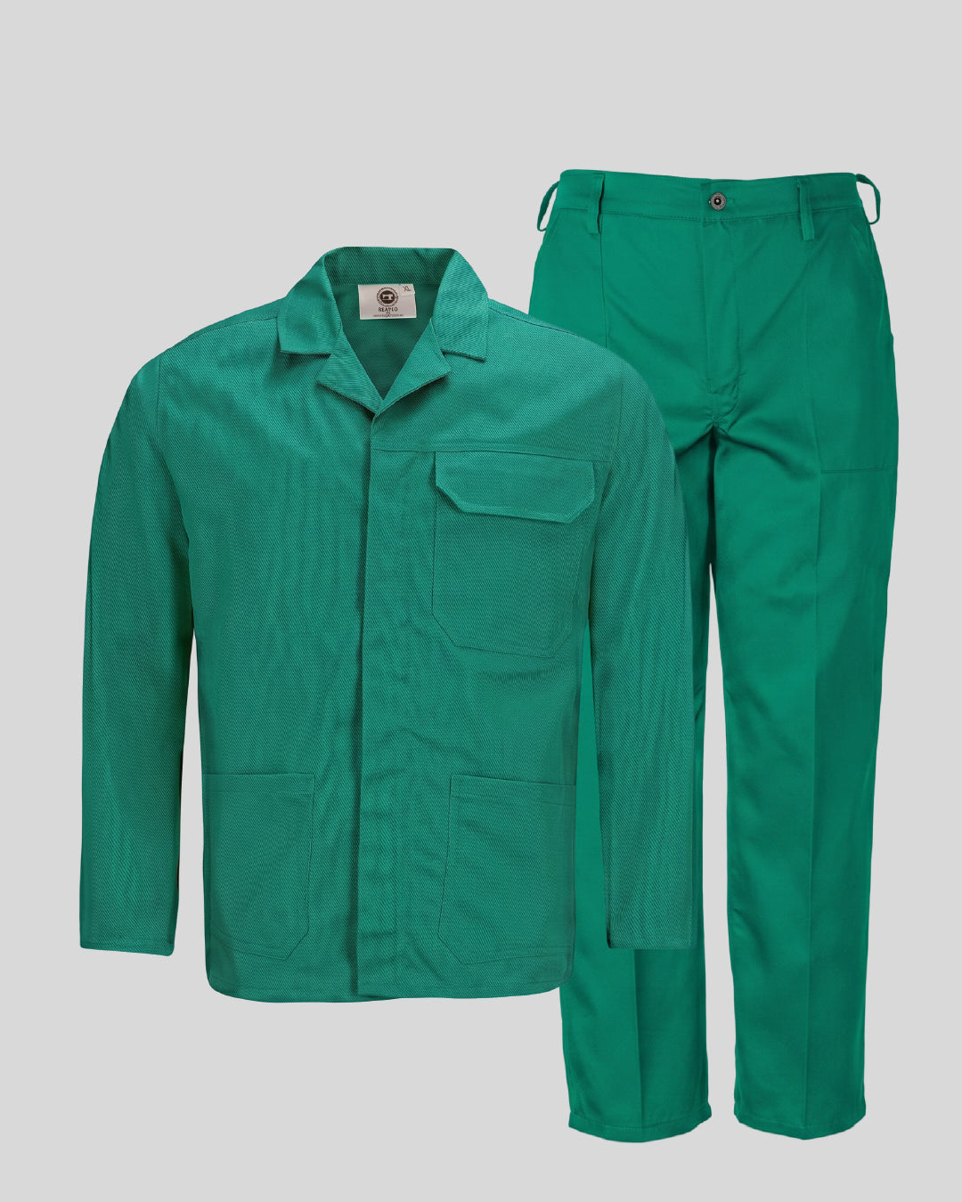WSG1200 - Industrial workwear set – jacket and trousers (Emerald green)