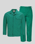 WSG1200 - Industrial workwear set – jacket and trousers (Emerald green)