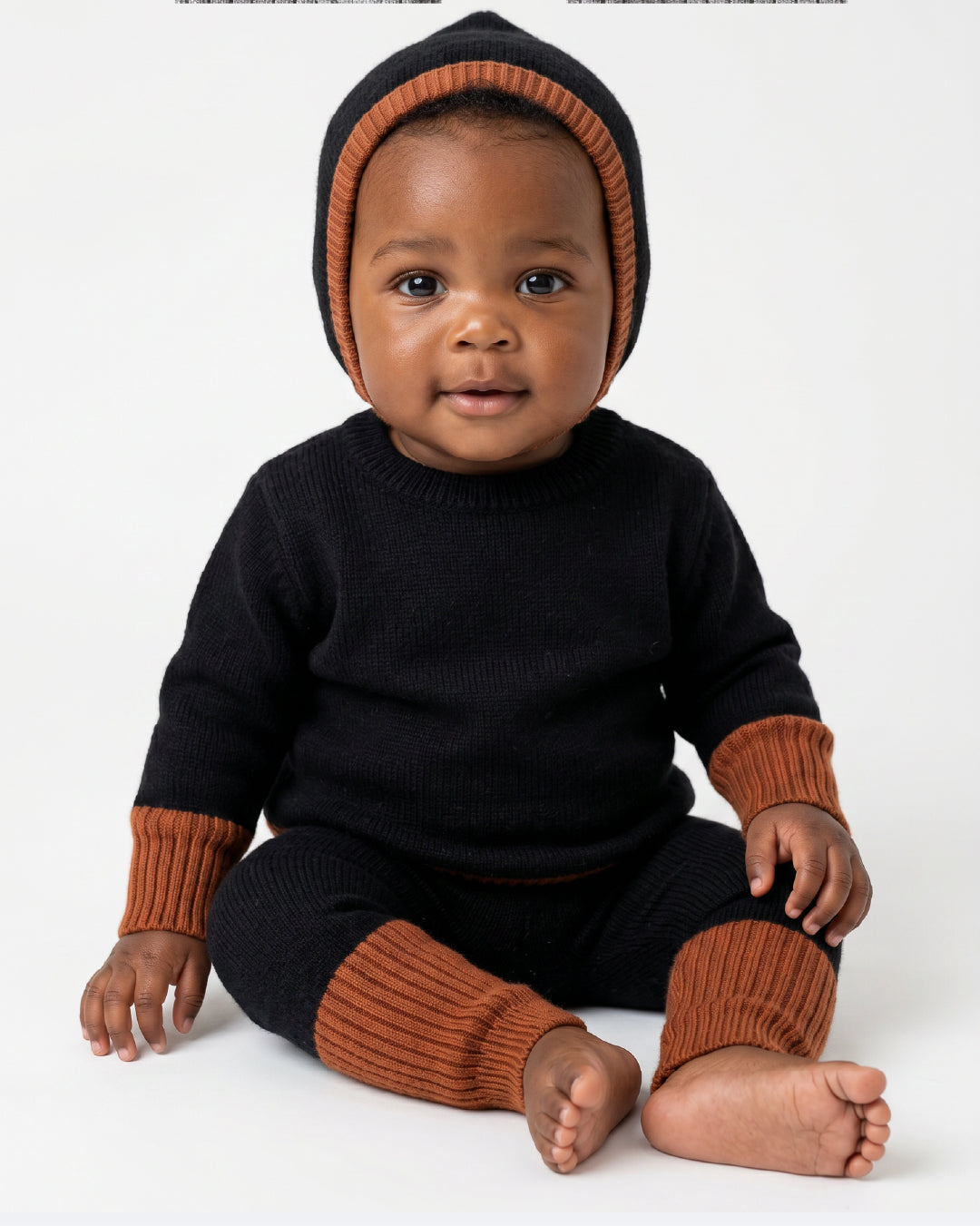 Baby girls two-tone leggings