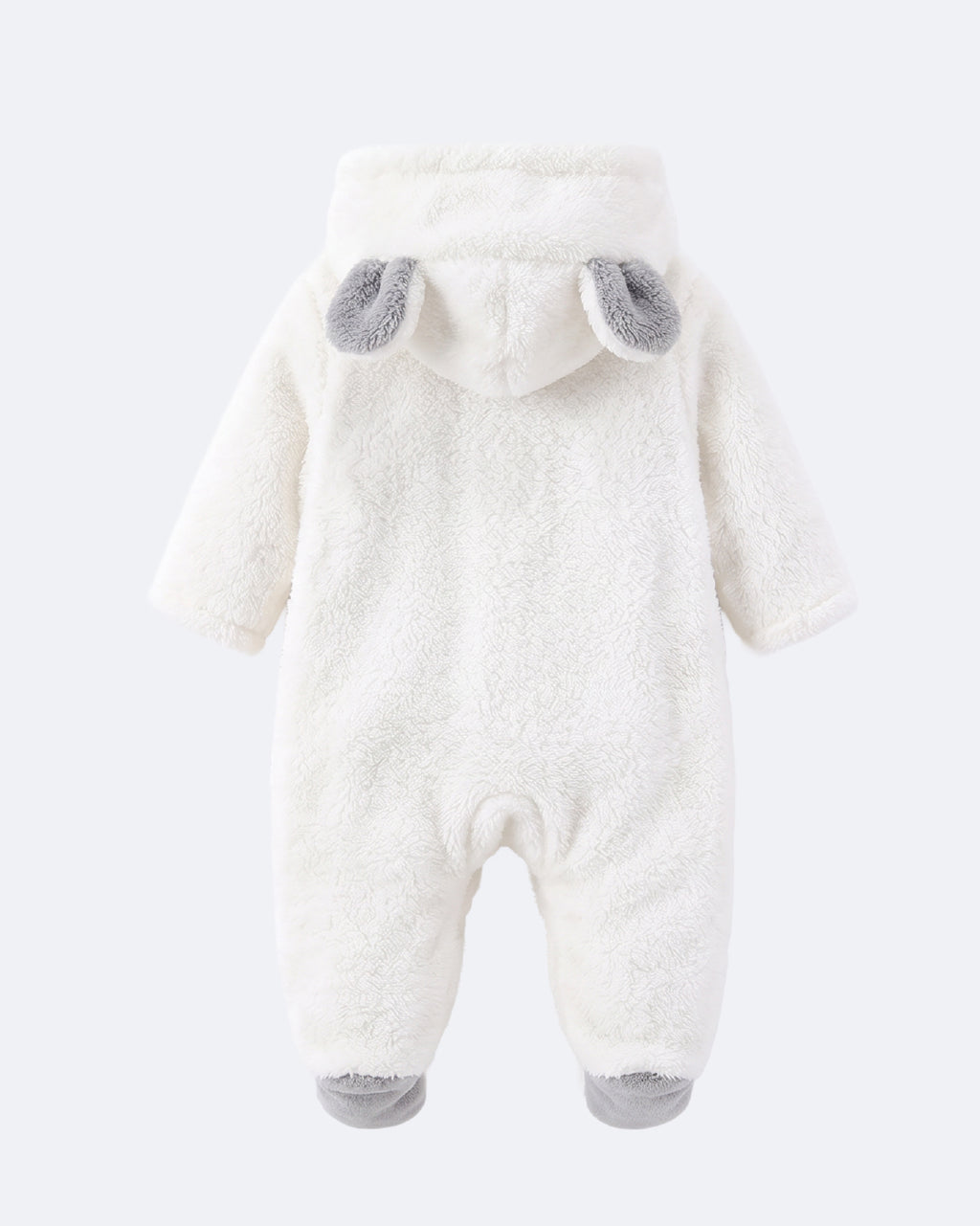 Baby boy cosy bear hood onesie