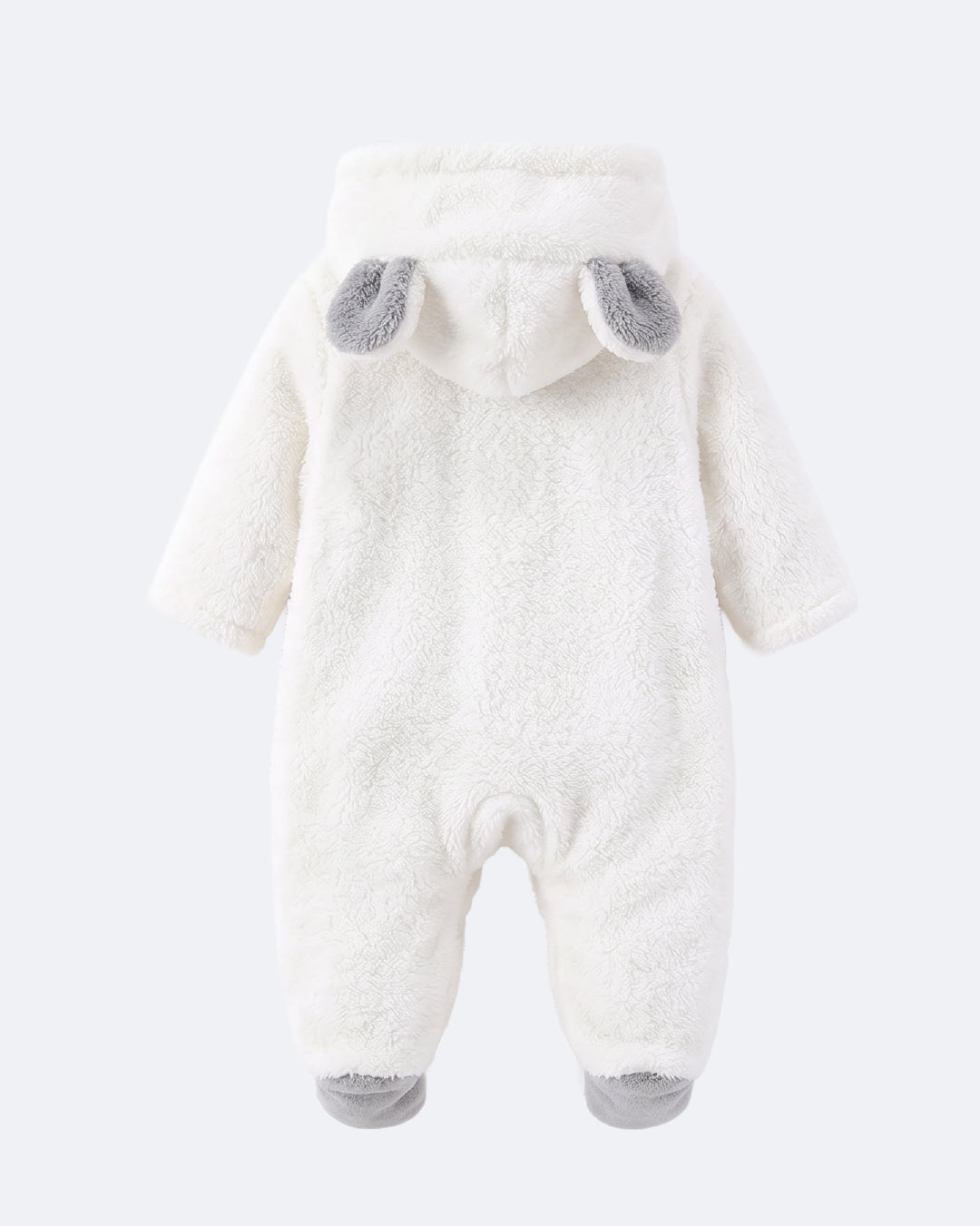 Baby boy cosy bear hood onesie