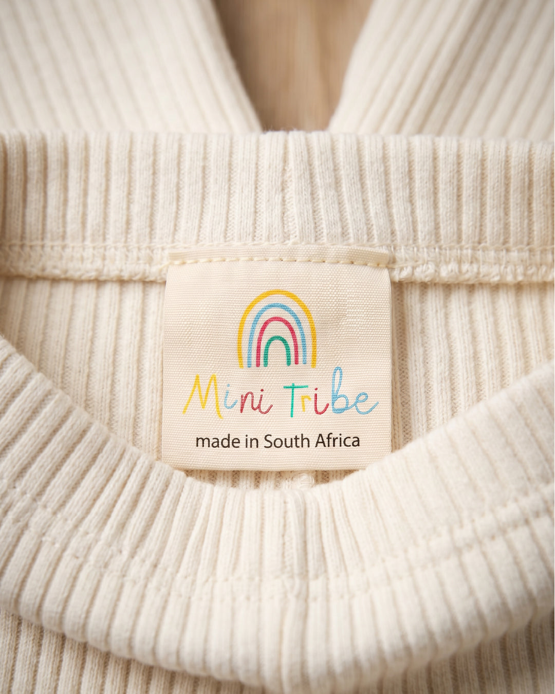 Baby girl ribbed cotton tights