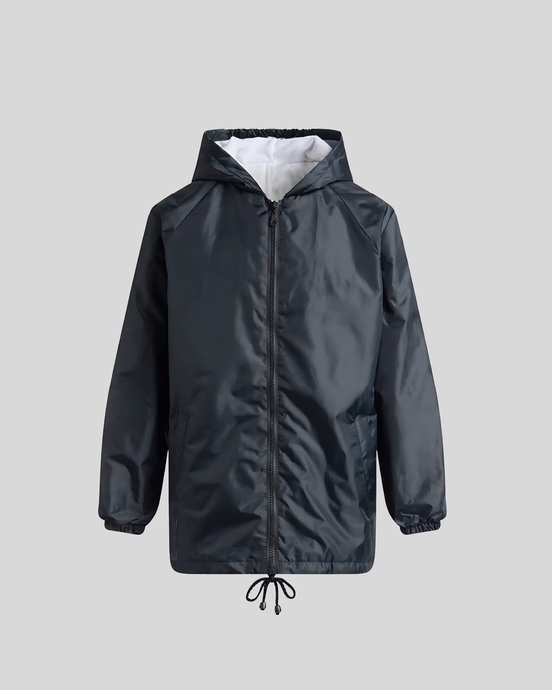 Unisex school rain jacket