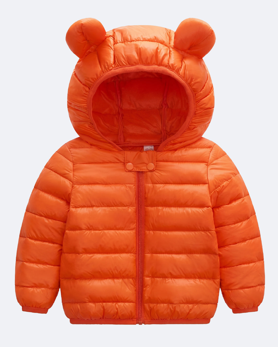 Unisex bear hood puffer jacket for kids