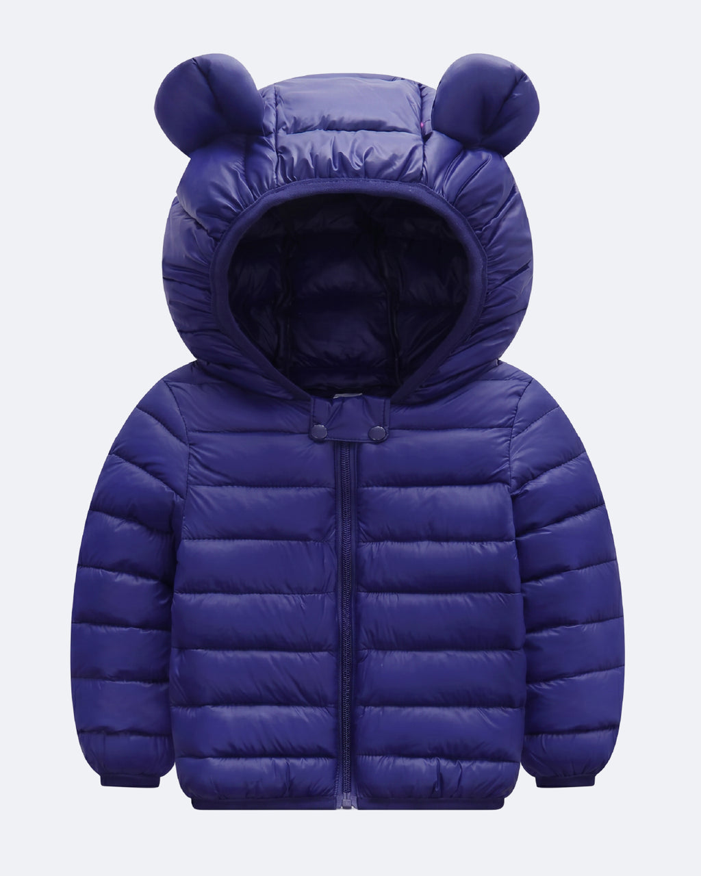 Unisex bear hood puffer jacket for kids