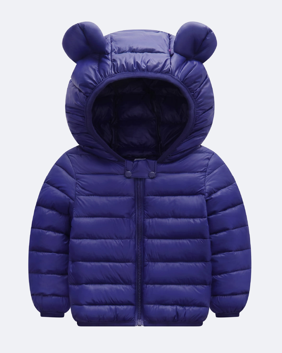 Unisex bear hood puffer jacket for kids