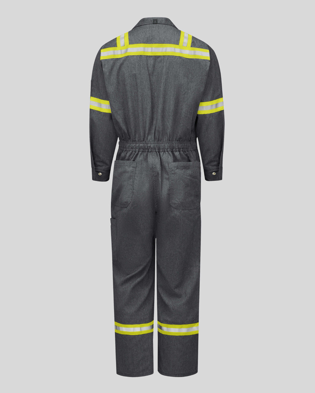 Reflective Tape Work Coverall, Polycotton Twill