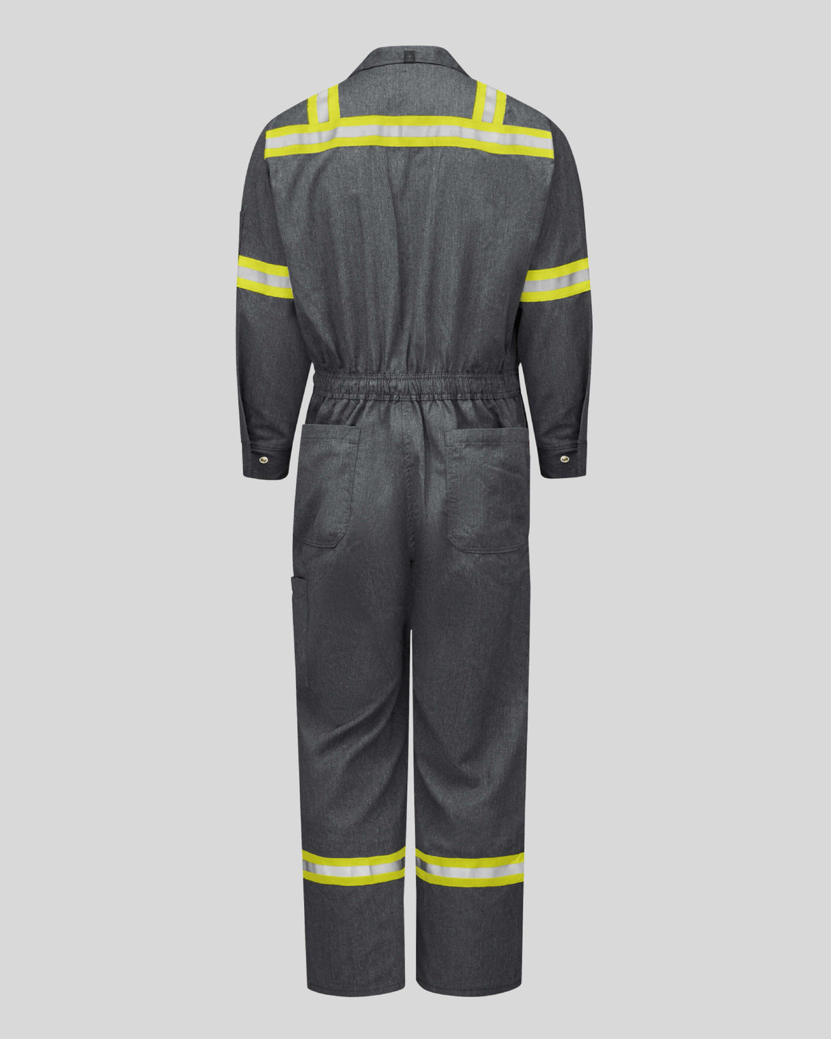 Reflective Tape Work Coverall, Polycotton Twill