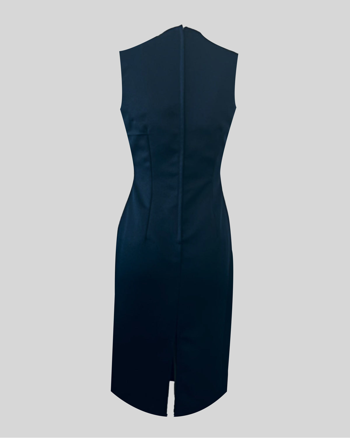 D001 - Sleeveless round-neck dress