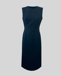 D002 - Round-neck sleeveless dress