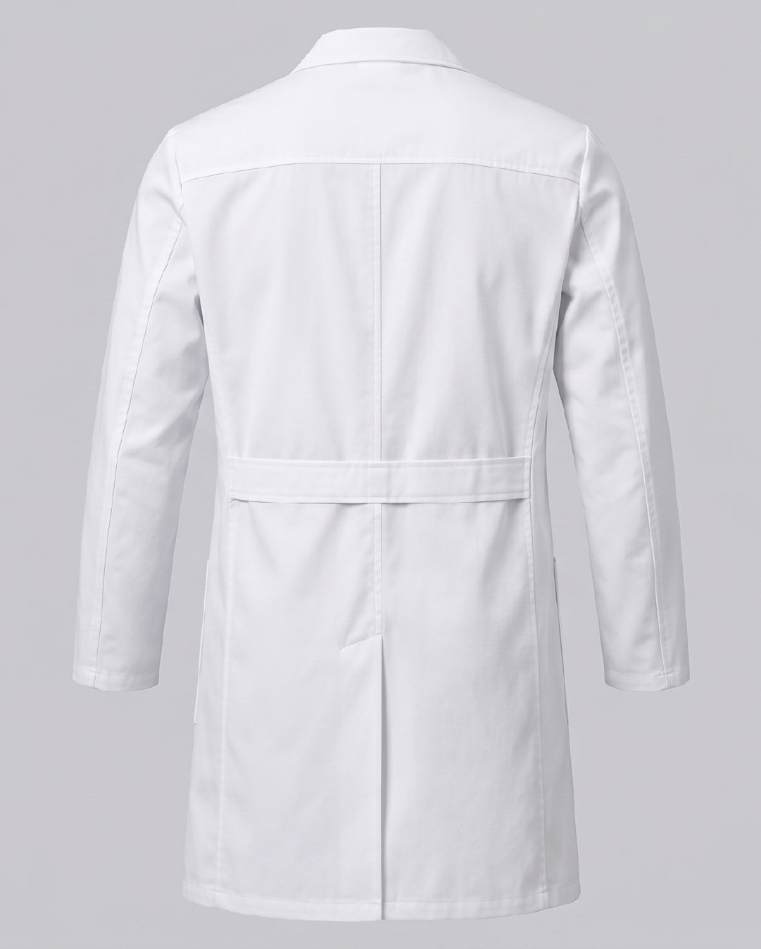 Classic notch collar lab coat
